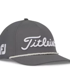 Titleist Tour Rope Hat -Golf Sales Store titleist tour rope hat charcoal white 02 34454.1676593567