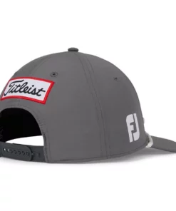 Titleist Tour Rope Hat -Golf Sales Store titleist tour rope hat charcoal white 04 98646.1676588653