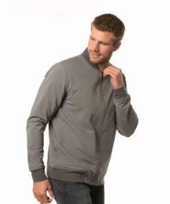 Travis Mathew Asheville Jacket -Golf Sales Store travis mathew asheville jacket heather grey pinstripe 02 04402.1636652903