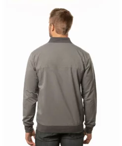 Travis Mathew Asheville Jacket -Golf Sales Store travis mathew asheville jacket heather grey pinstripe 03 67922.1636652903