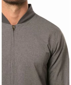 Travis Mathew Asheville Jacket -Golf Sales Store travis mathew asheville jacket heather grey pinstripe 04 08664.1636652903