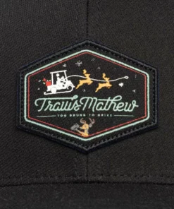 Travis Mathew Christmas Countdown Hat -Golf Sales Store travis mathew christmas countdown hat black 04 10754.1671651564
