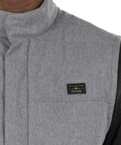 Travis Mathew Vest Heated Negotiation -Golf Sales Store travis mathew heated negotiations vest heather dark grey 04 94928.1671653754