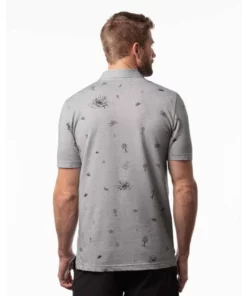 Travis Mathew Ice Breaker Polo -Golf Sales Store travis mathew ice breaker polo heather medium grey 03 36744.1671484355