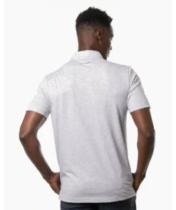 Travis Mathew Make Camp Polo -Golf Sales Store travis mathew make camp polo heather light grey 03 01039.1676596721