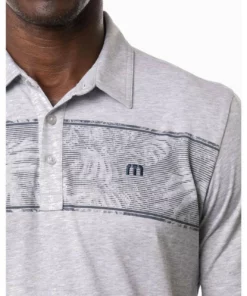 Travis Mathew Make Camp Polo -Golf Sales Store travis mathew make camp polo heather light grey 04 22745.1676592332