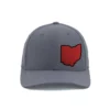 Travis Mathew Nassau Ohio Hat -Golf Sales Store travis mathew nassau ohio hat grey 01 04537.1633018012