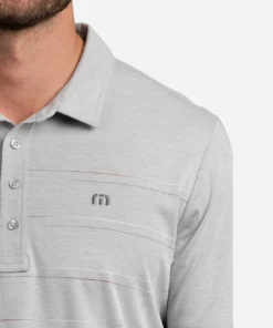 Onto Something Here Travis Mathew Polo -Golf Sales Store travis mathew onto something here polo heather sleet 03 01143.1632332484