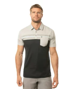 Travis Mathew Salad Days Polo -Golf Sales Store travis mathew salad days polo heather light grey 01 57007.1676587212