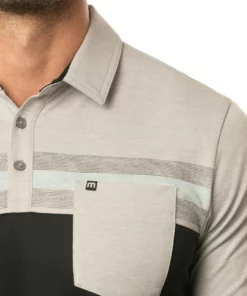 Travis Mathew Salad Days Polo -Golf Sales Store travis mathew salad days polo heather light grey 02 39210.1676596370