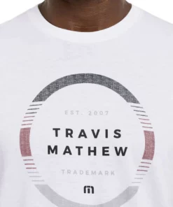 Travis Mathew Tee Secondary School -Golf Sales Store travis mathew secondary school tee white 03 29244.1671654434