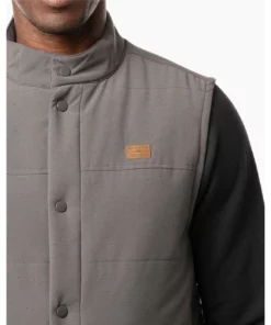 Snowbody Travis Mathew Better Vest -Golf Sales Store travis mathew snowbody better vest grey pinstripe 04 91793.1640880650