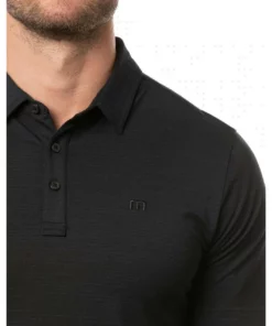 Travis Mathew The Heater Polo -Golf Sales Store travis mathew the heater polo black 04 21699.1676588418